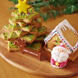 簡単クッキーで作るクリスマスツリーとヘクセンハウス